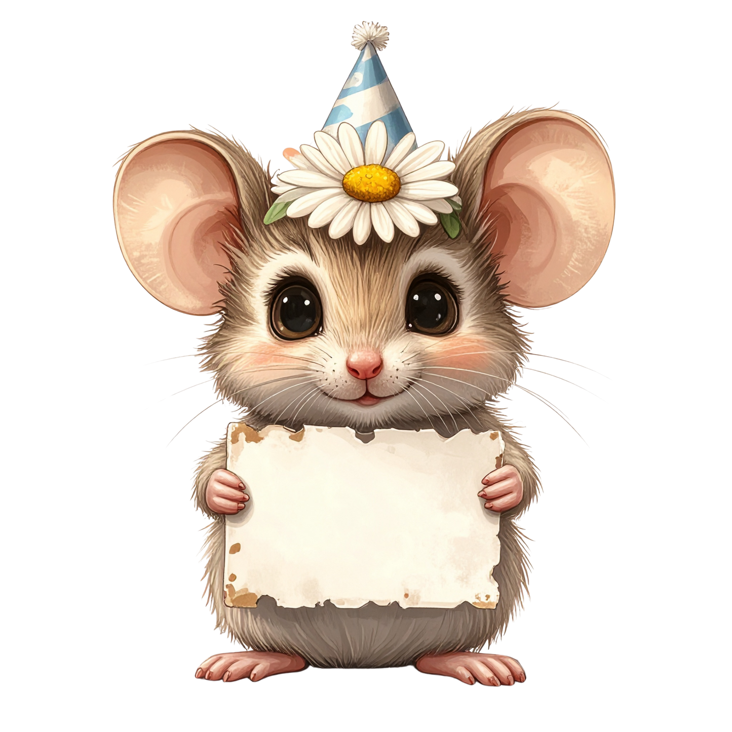 Adorable Baby Animal Party Clipart PNG 11