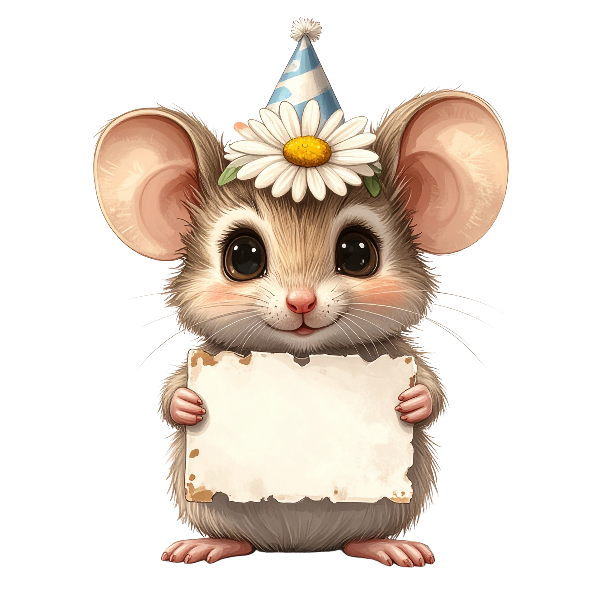 Adorable Baby Animal Party Clipart PNG 11