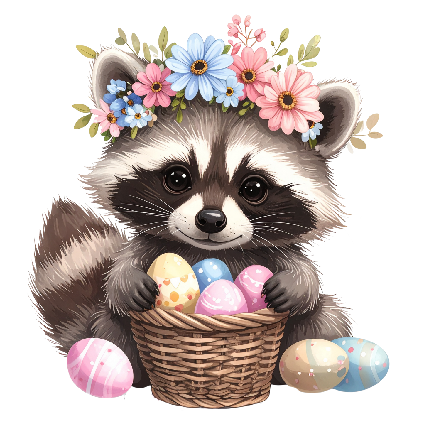 Adorable Baby Animal Party Clipart PNG 12
