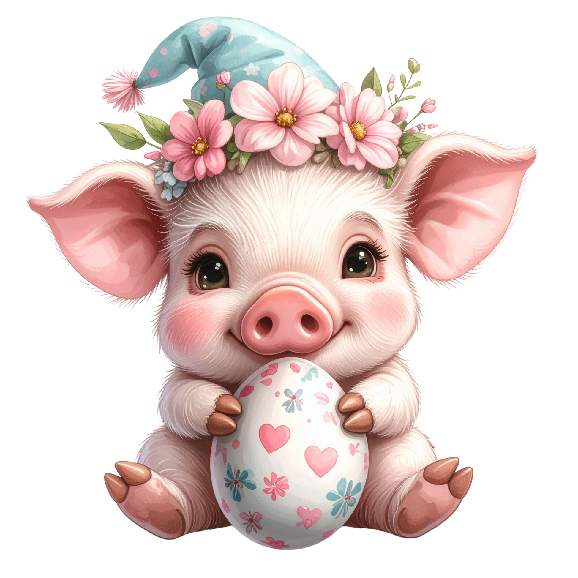 Adorable Baby Animal Party Clipart PNG 14