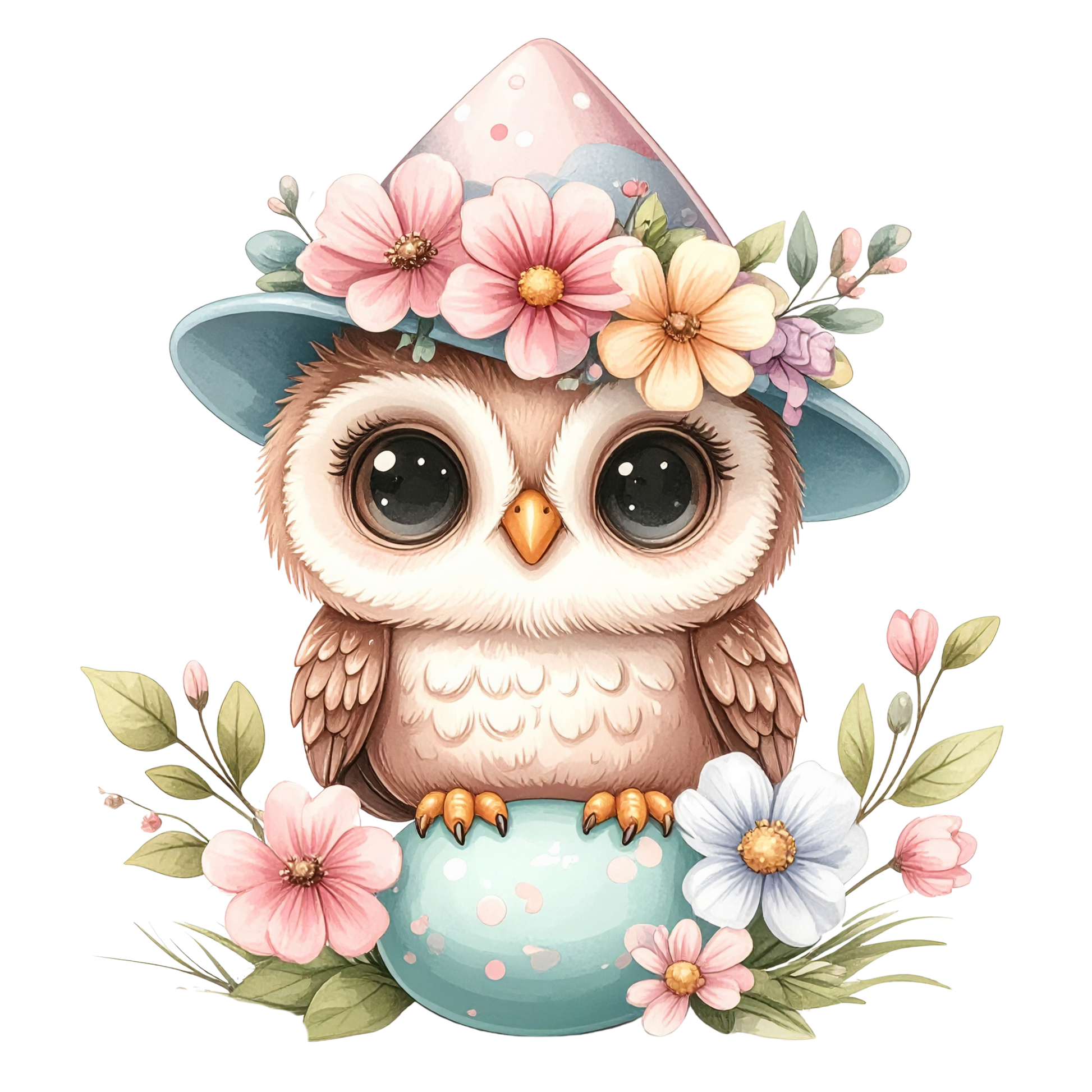 Adorable Baby Animal Party Clipart PNG 16