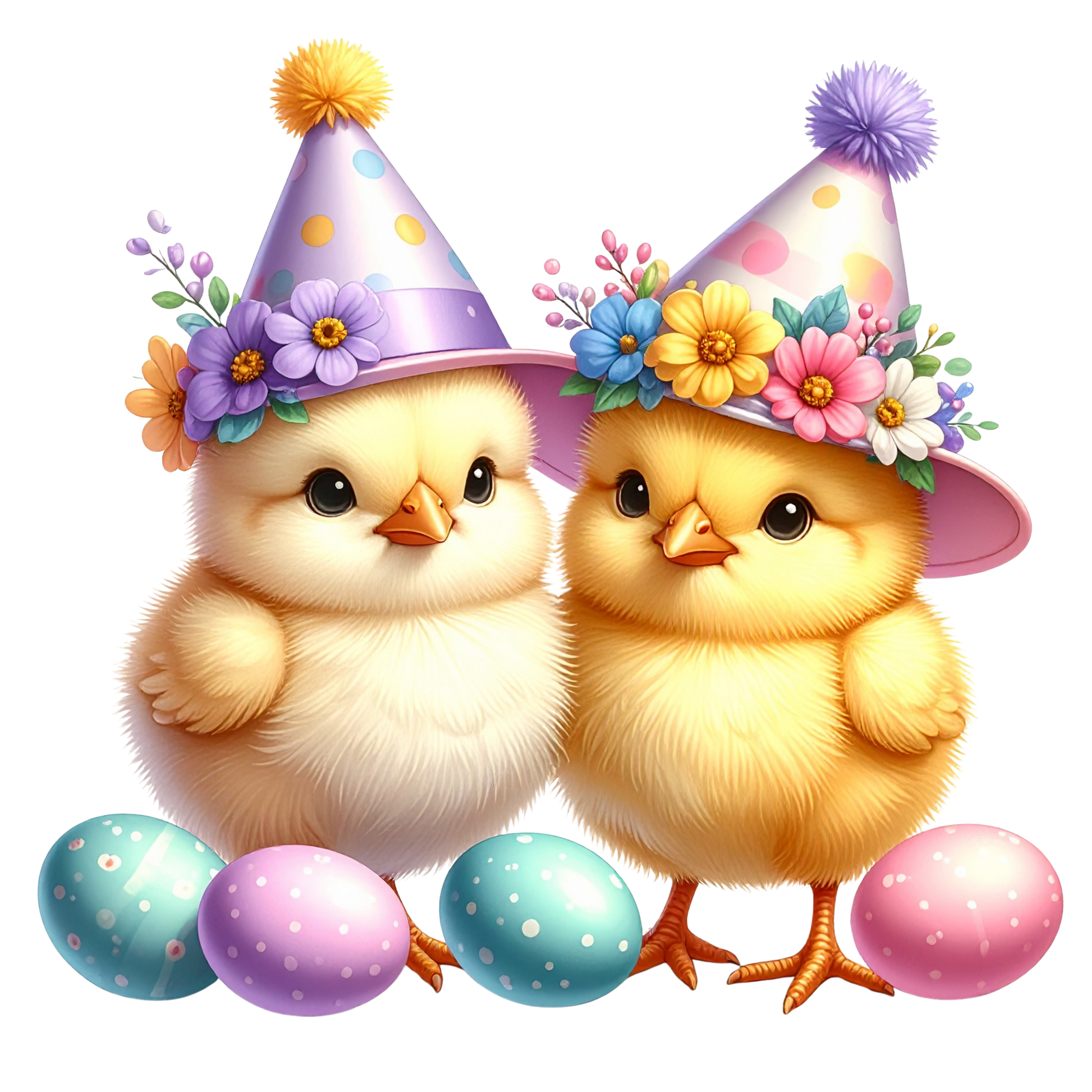 Adorable Baby Animal Party Clipart PNG 18