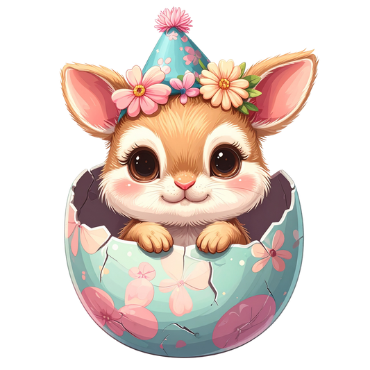 Adorable Baby Animal Party Clipart PNG 19