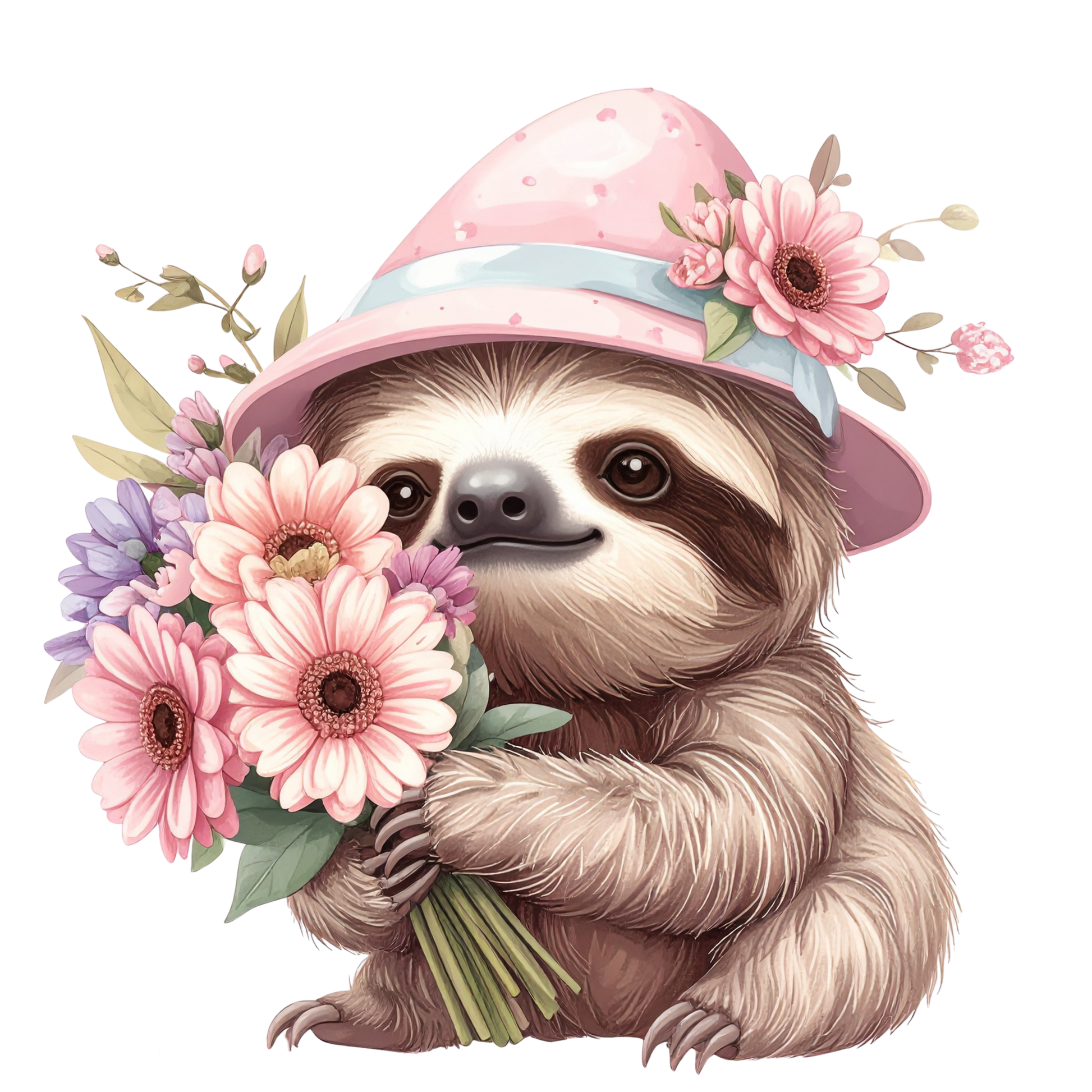 Adorable Baby Animal Party Clipart PNG 20