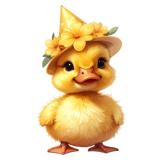 Adorable Baby Animal Party Clipart PNG 3