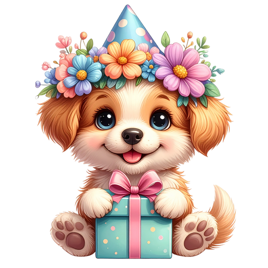 Adorable Baby Animal Party Clipart PNG 5