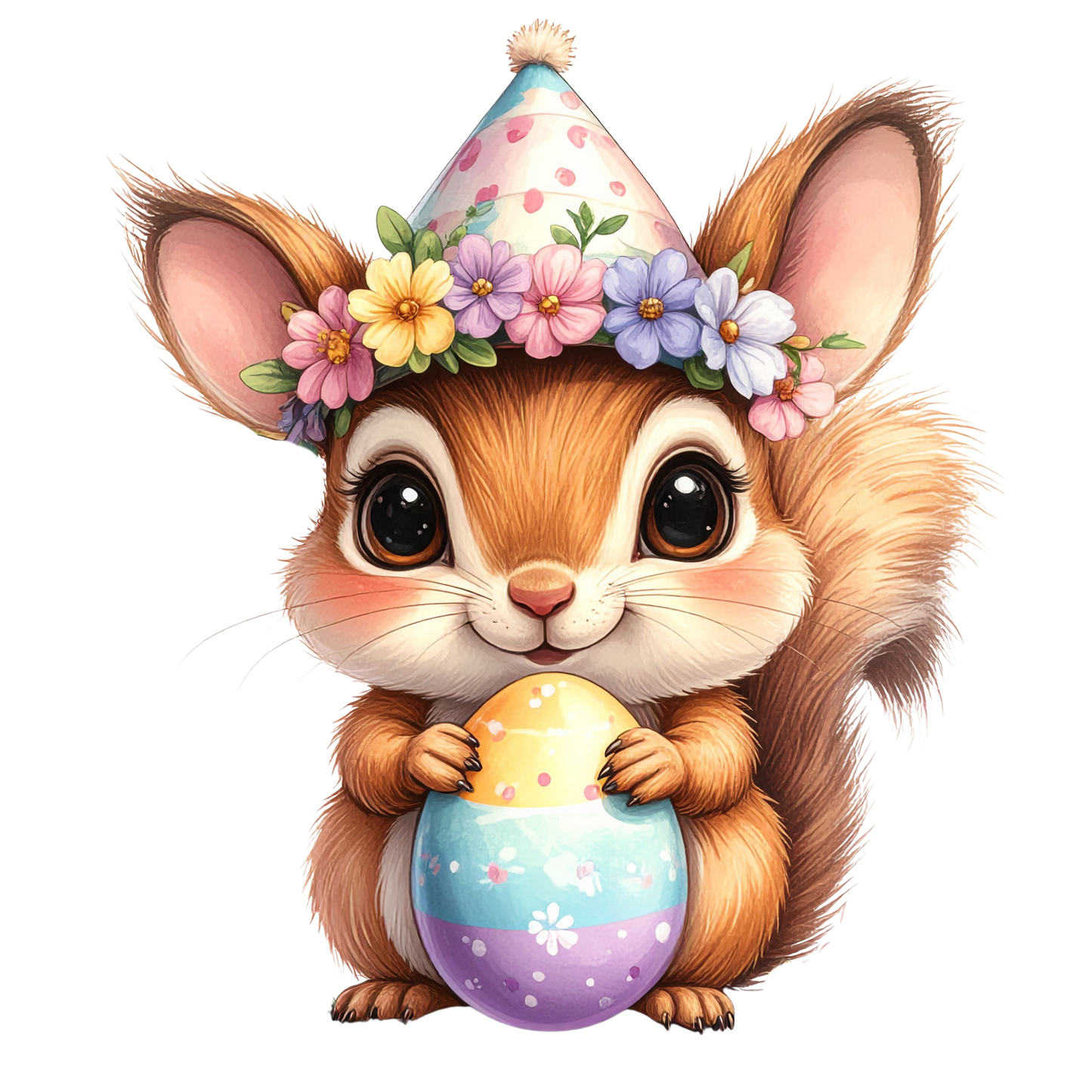 Adorable Baby Animal Party Clipart PNG 9