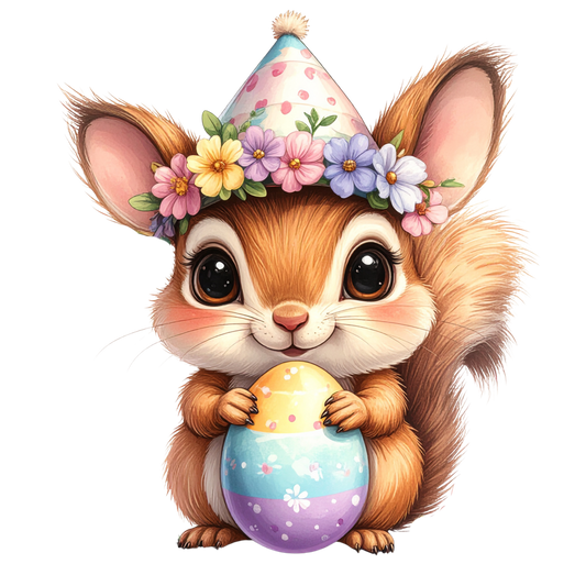 Adorable Baby Animal Party Clipart PNG 9