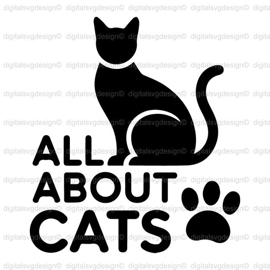 All About Cats SVG