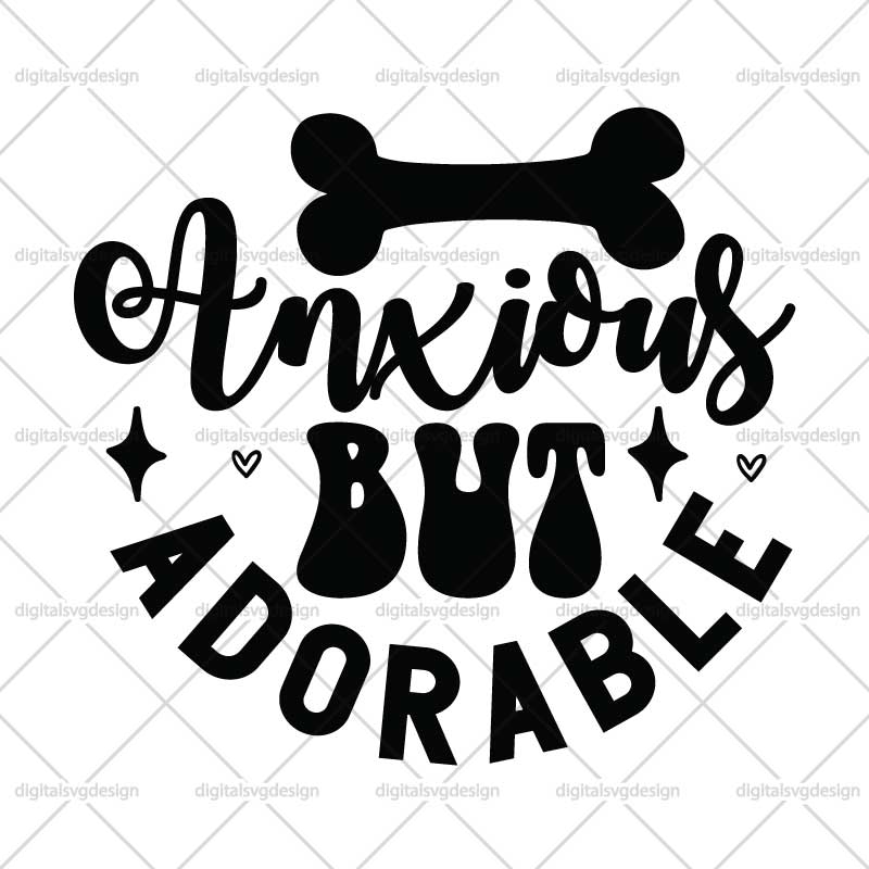 Anxious But Adorable SVG