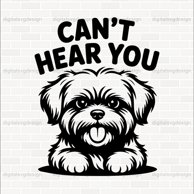 Can'T Hear You SVG