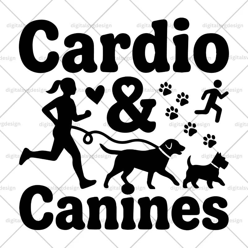 Cardio & Canines SVG
