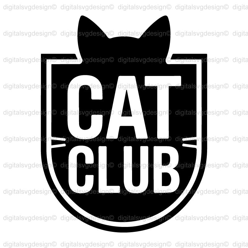 Cat Club SVG