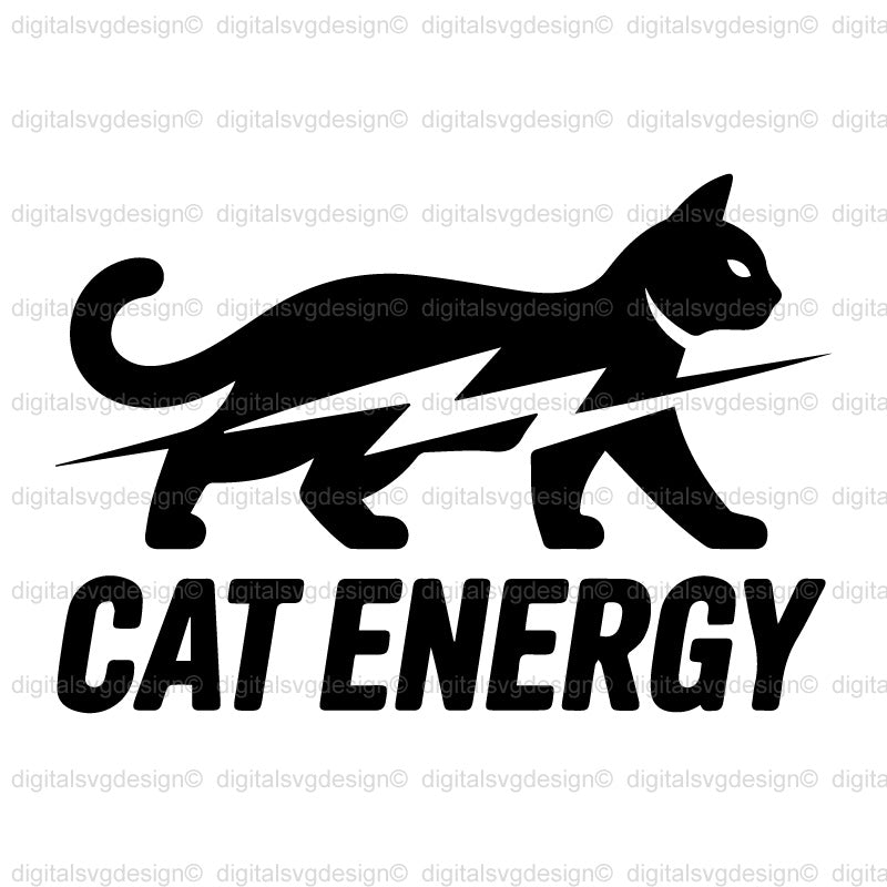 Cat Energy SVG
