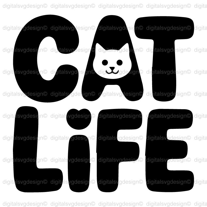 Cat Life SVG