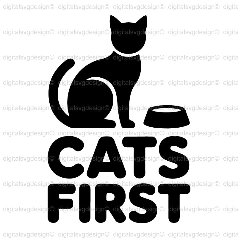 Cats First SVG