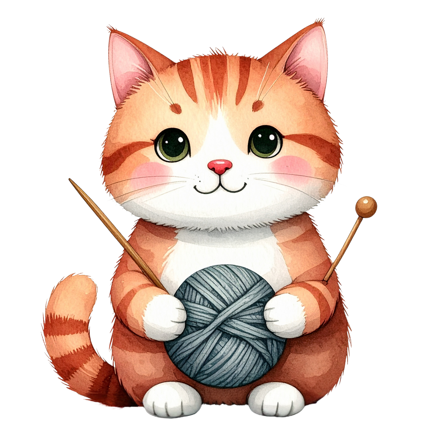 Cozy Kitten Clipart Bundle PNG 7