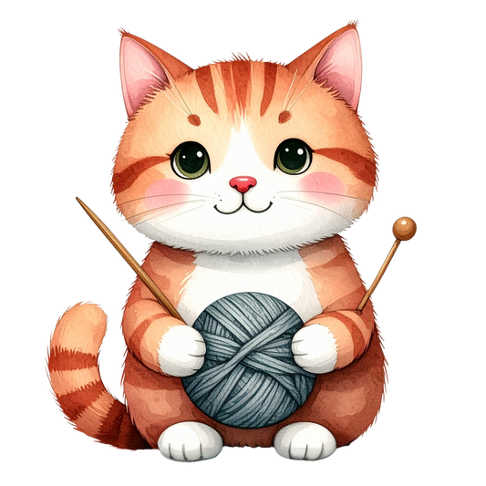 Cozy Kitten Clipart Bundle PNG 7