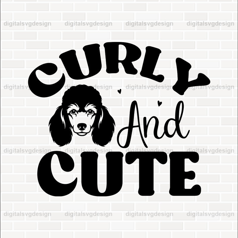 Curly & Cute SVG