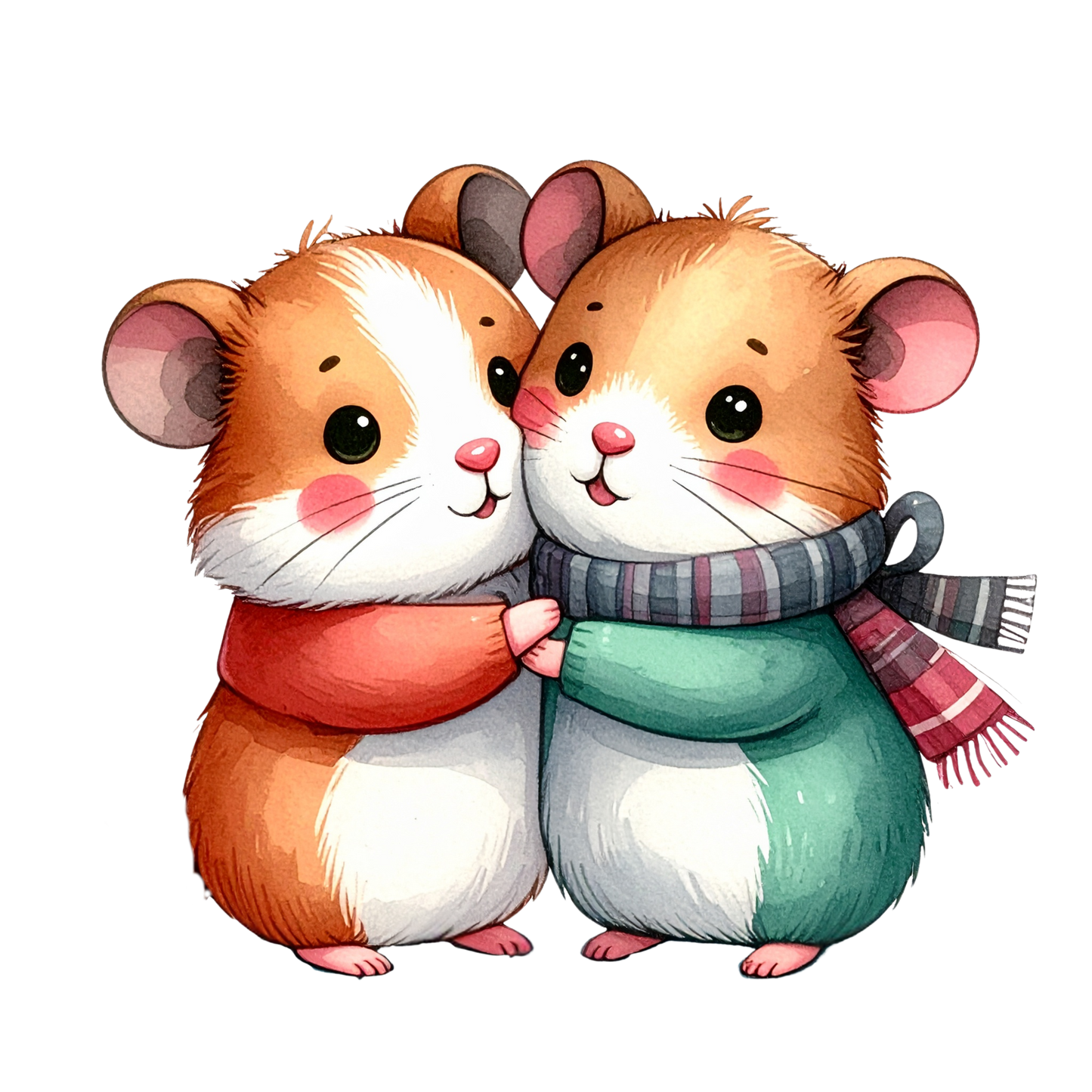 Cute Hamster Birthday Clipart PNG 14