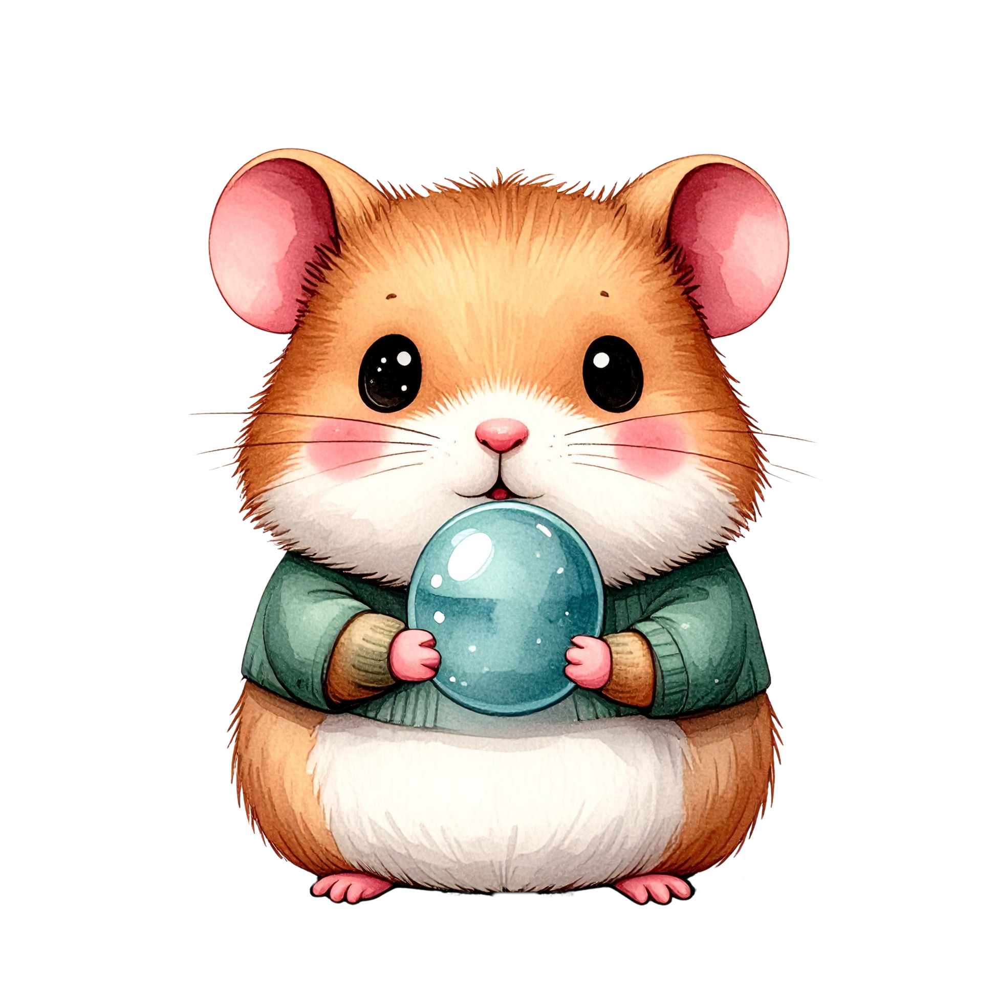 Cute Hamster Birthday Clipart PNG 20
