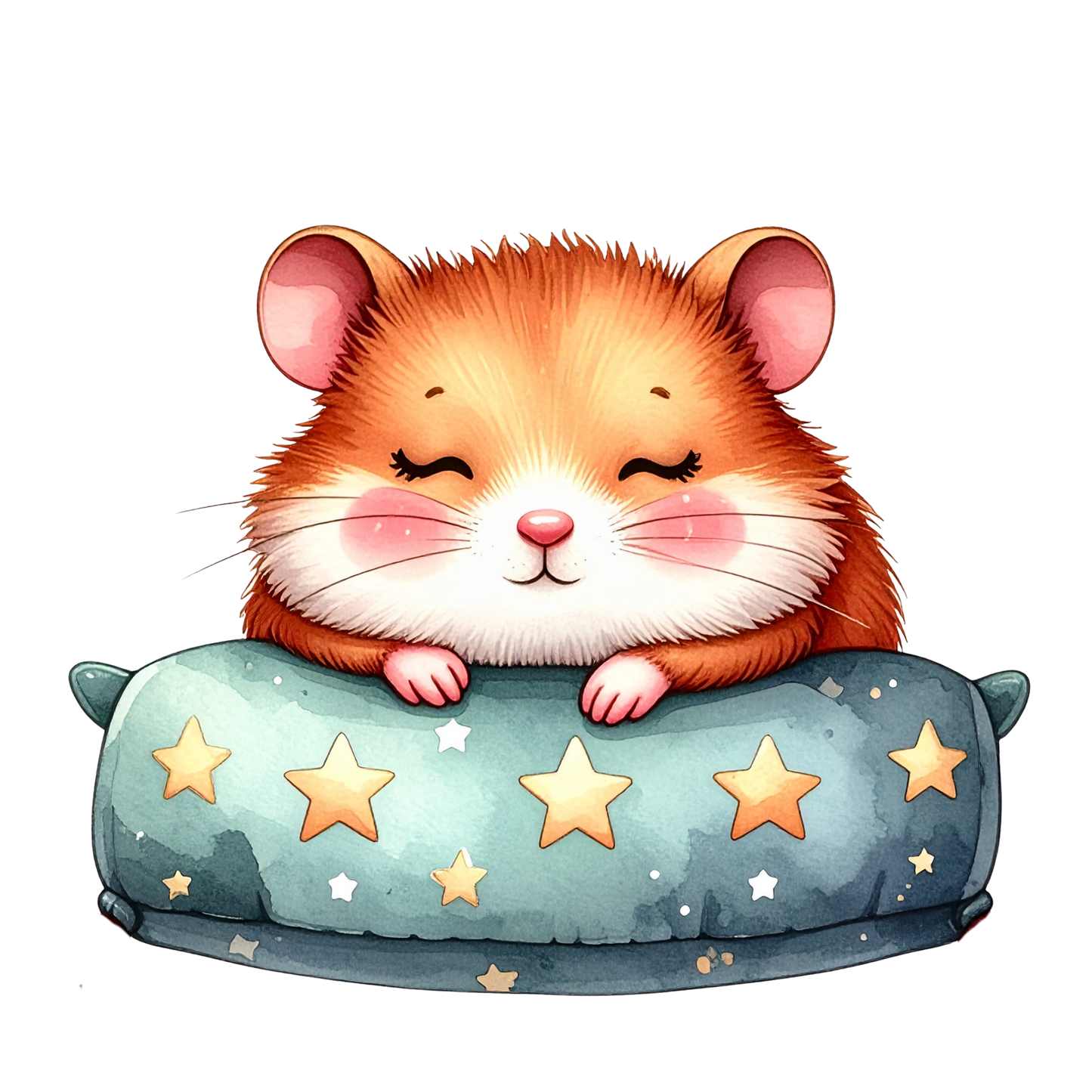 Cute Hamster Birthday Clipart PNG 8