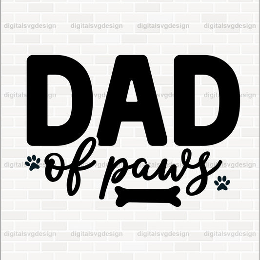 Dad Of Paws SVG