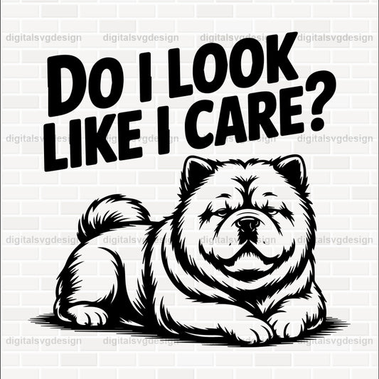 Do I Look Like I Care SVG