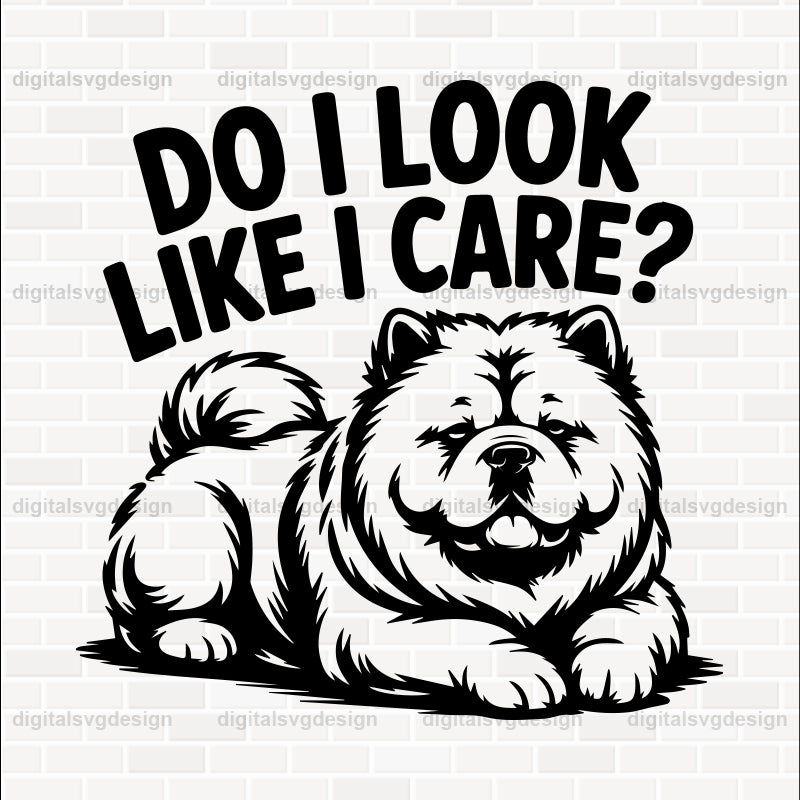 Do I Look Like I Care (2) SVG