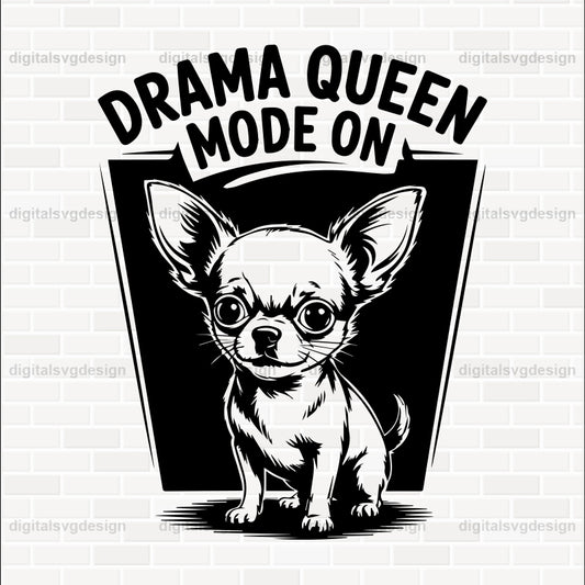 Drama Queen Mode On (2) SVG