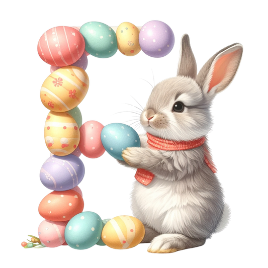E Easter Bunny PNG Clip Art