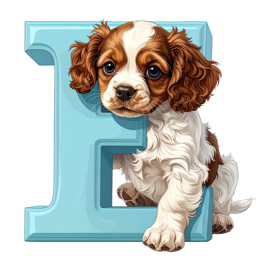 E Puppy PNG Clip Art