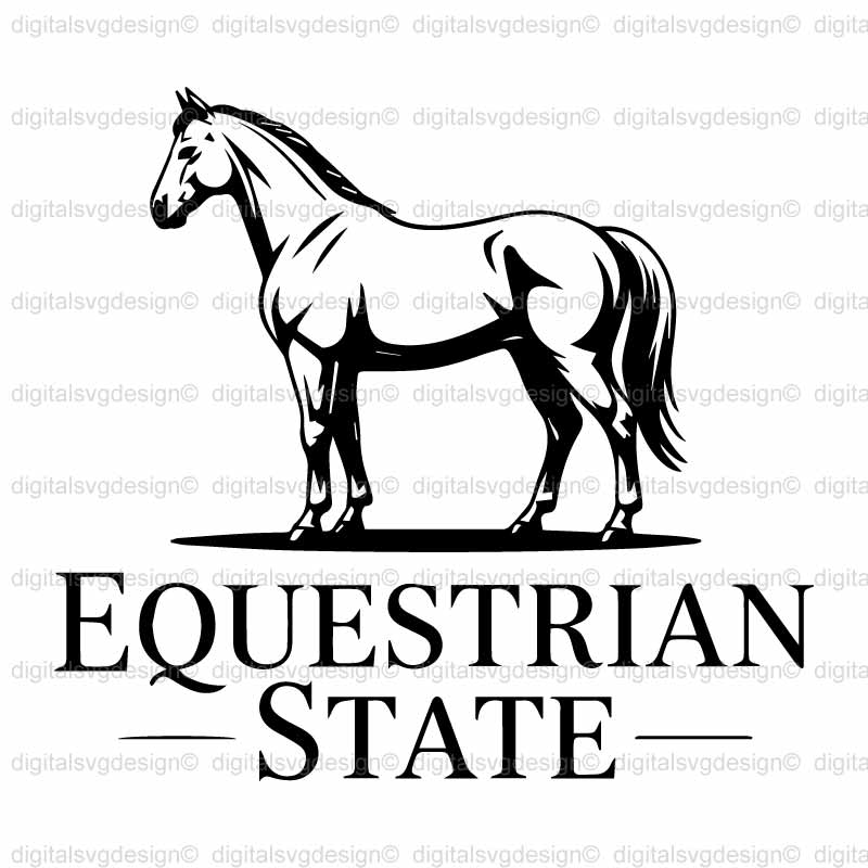 Equestrian State SVG