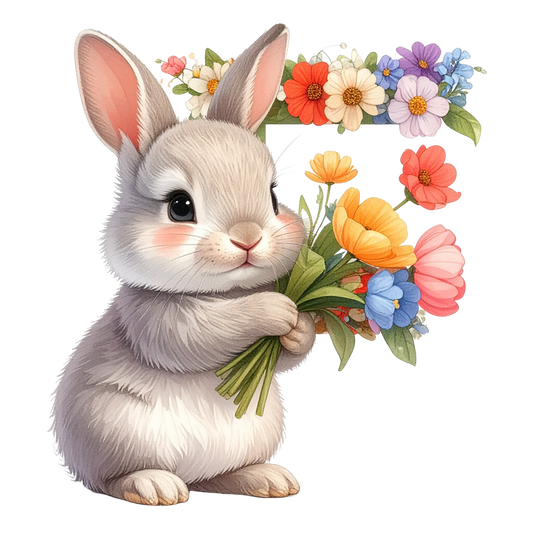 F Easter Bunny PNG Clip Art