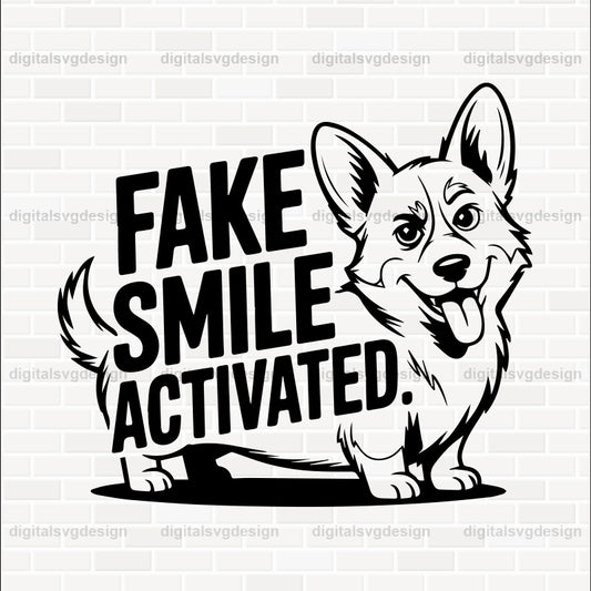 Fake Smile Activated SVG
