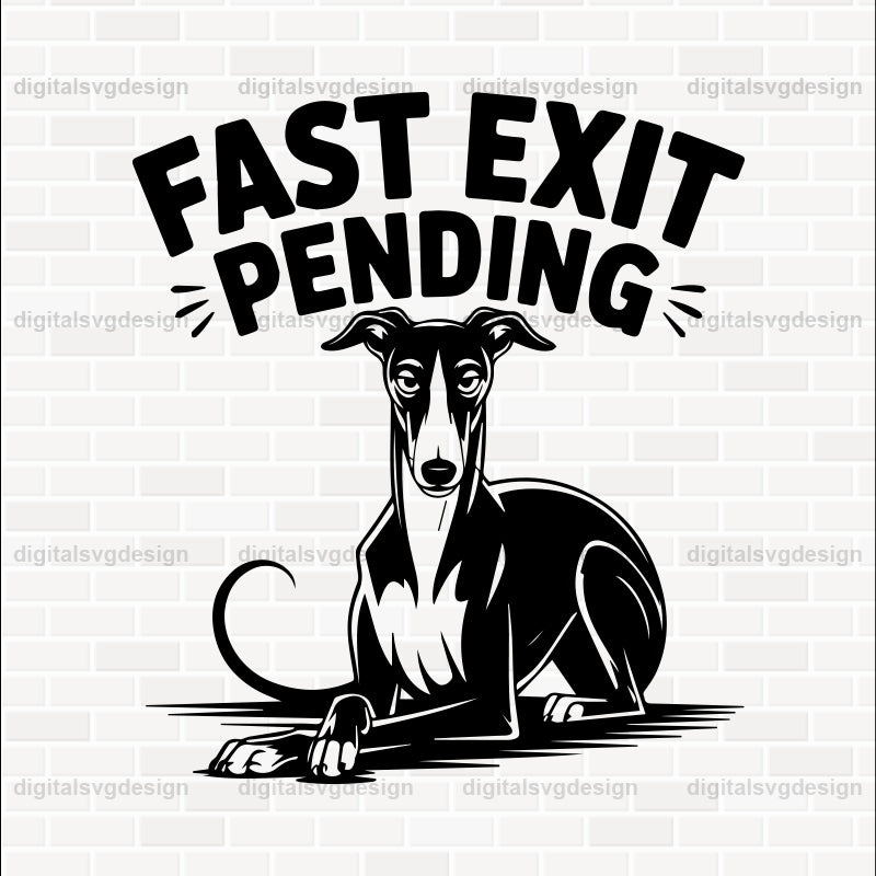 Fast Exit Pending SVG