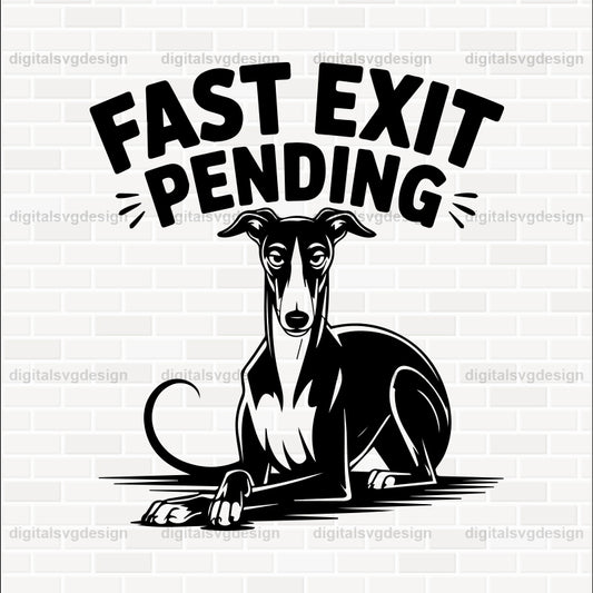 Fast Exit Pending SVG