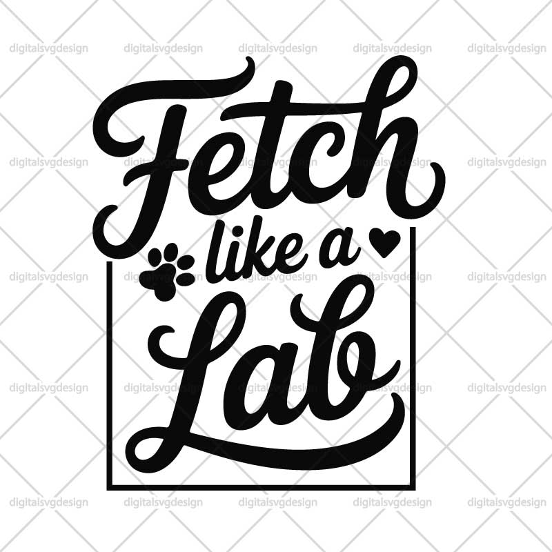 Fetch Like A Lab SVG