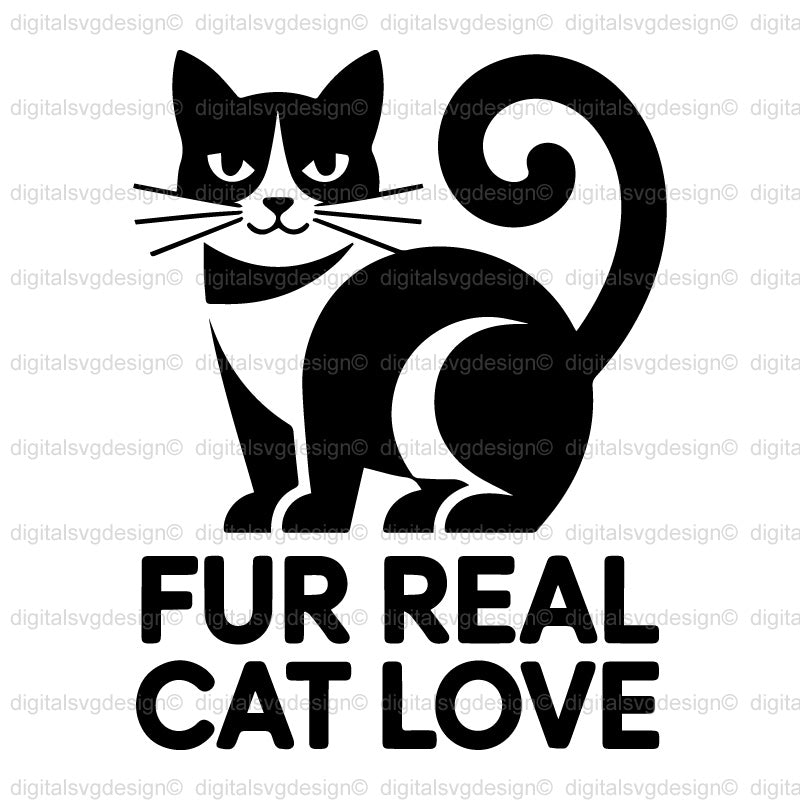 Fur Real Cat Love SVG