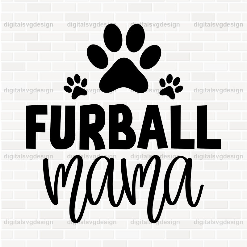 Furball Mama SVG