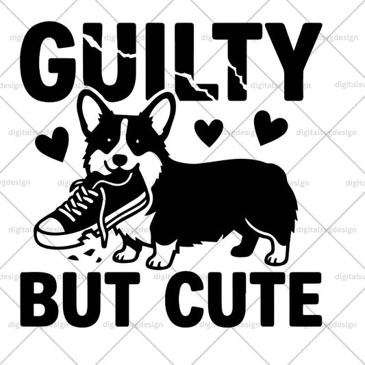 Guilty But Cute SVG
