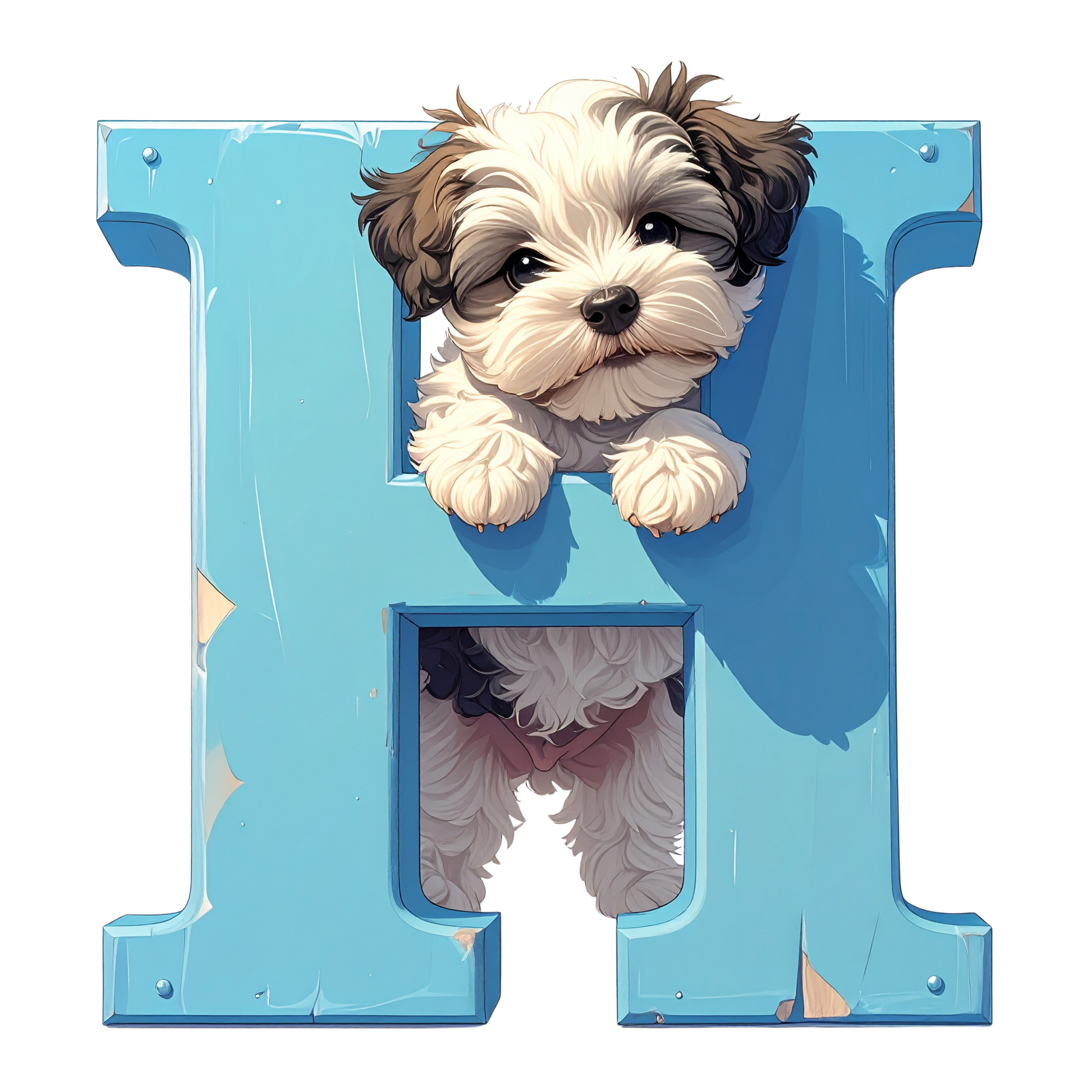 H Puppy PNG Clip Art