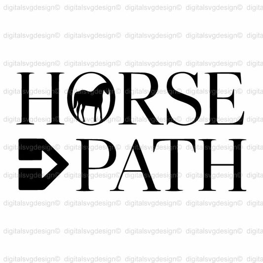 Horse Path SVG