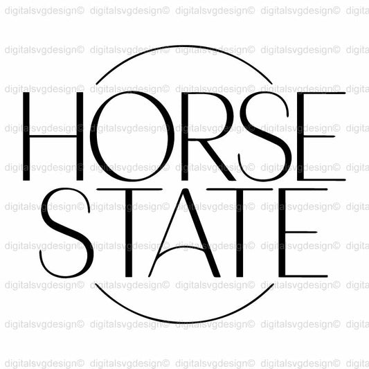 Horse State SVG