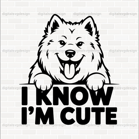 I Know I'M Cute SVG