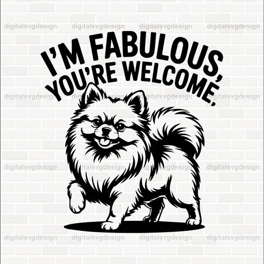 I'M Fabulous, You'Re Welcome, (2) SVG