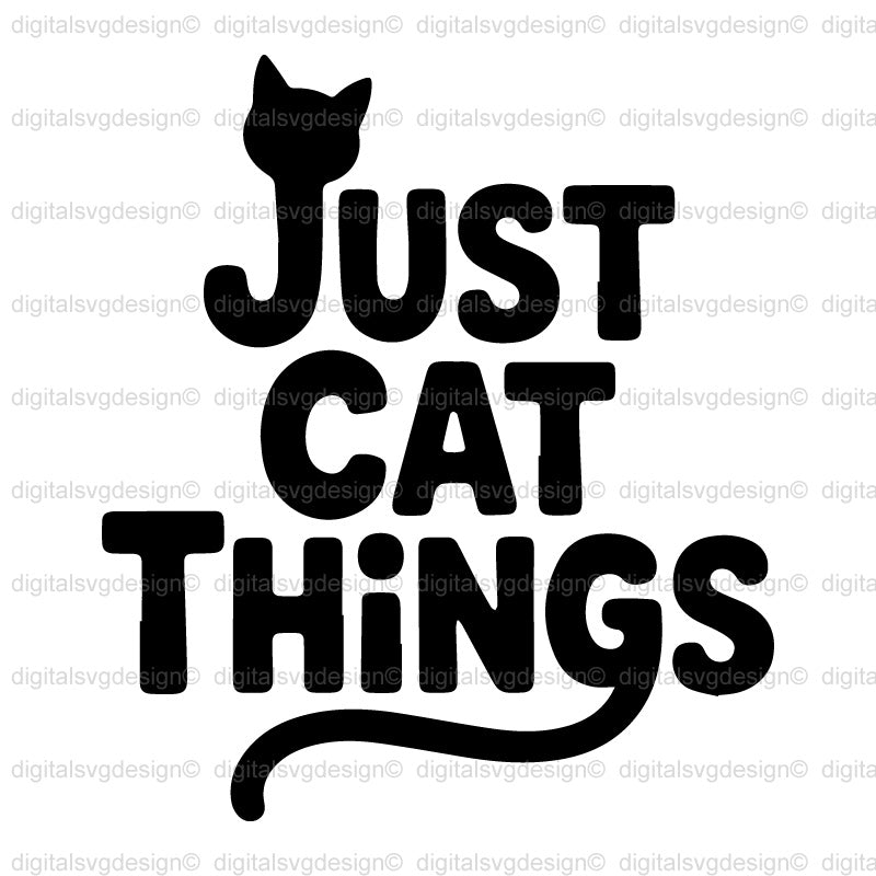 Just Cat Things SVG
