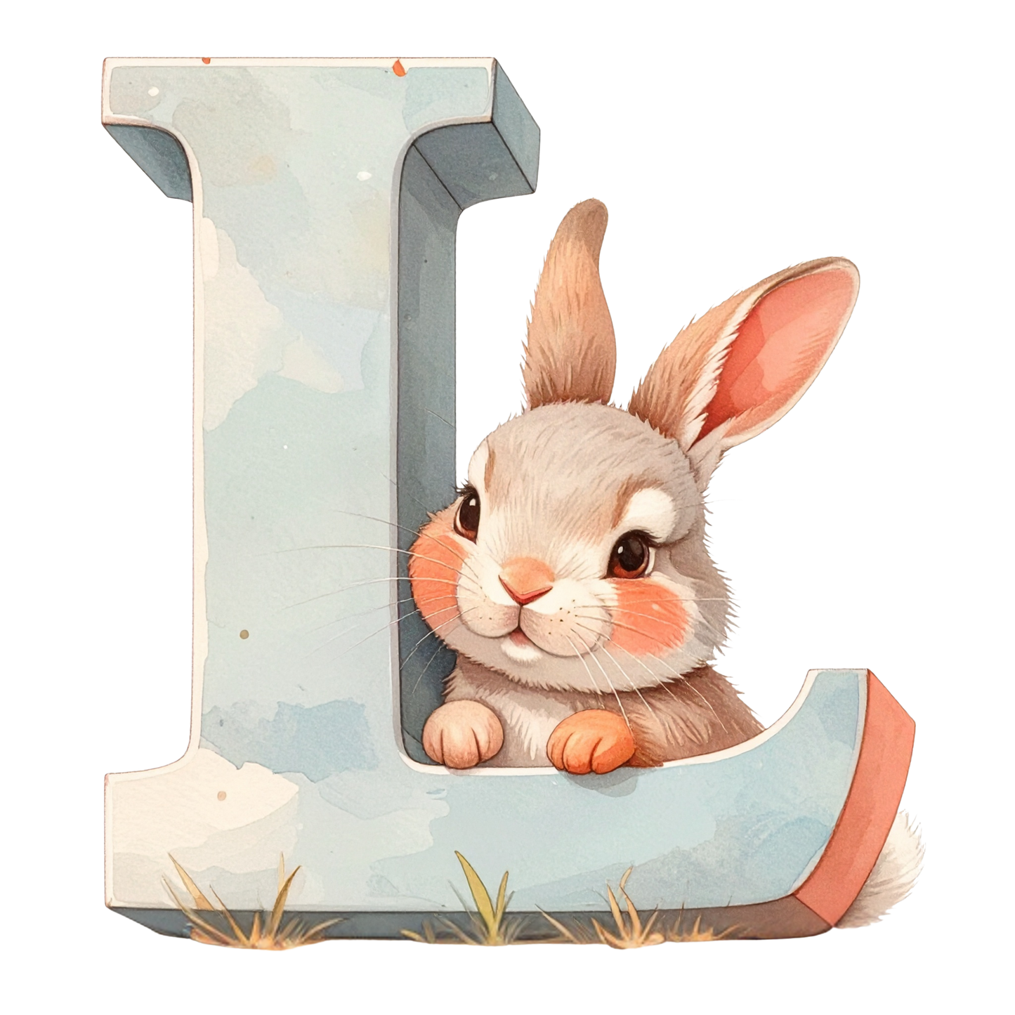 L Easter Bunny PNG Clip Art