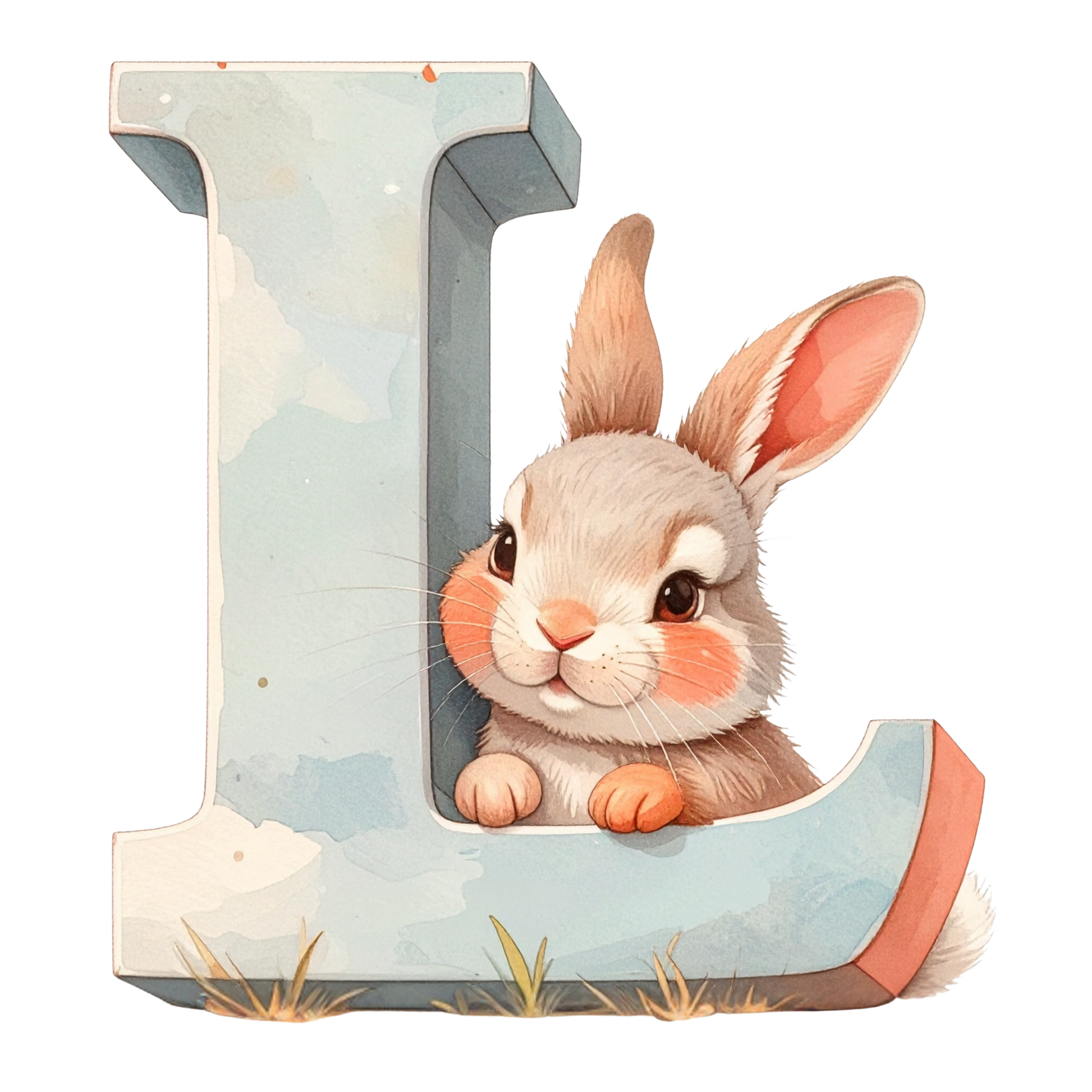 L Easter Bunny PNG Clip Art
