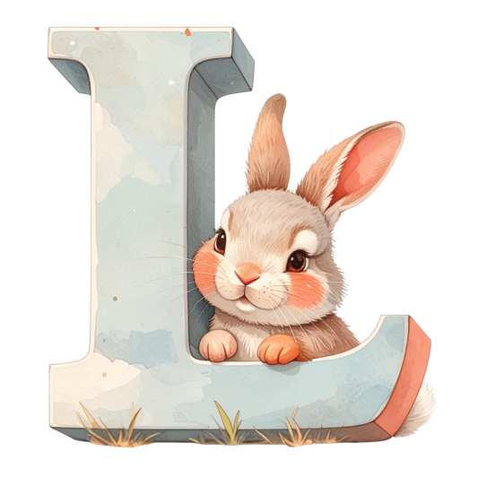 L Easter Bunny PNG Clip Art